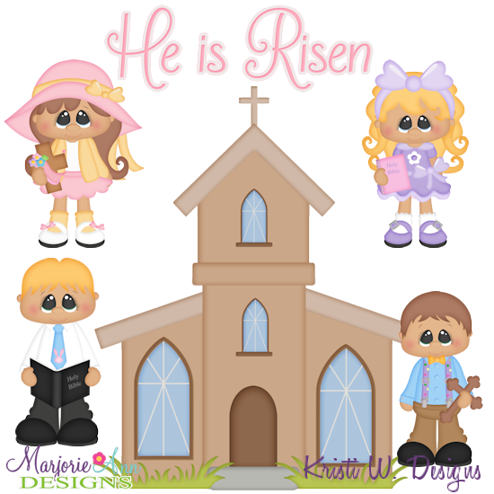 Easter Sunday SVG Cutting Files Includes Clipart - Click Image to Close